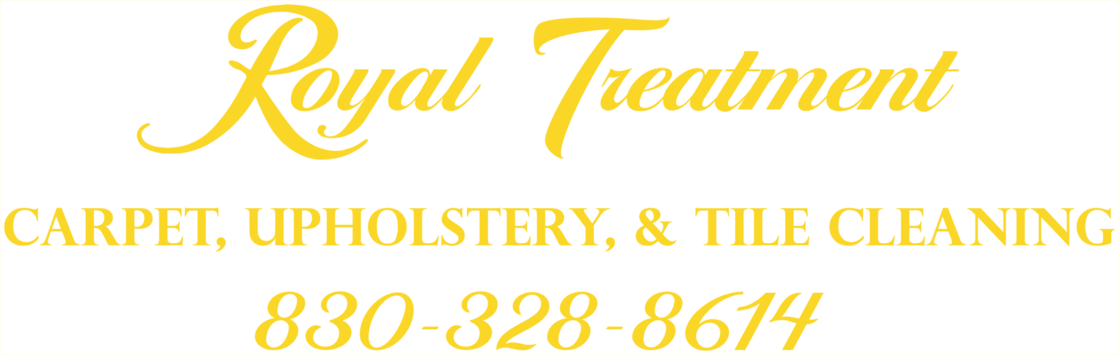 Royal Treatment Carpet, Upholstery, and Tile Cleaning — 830-328-8614
